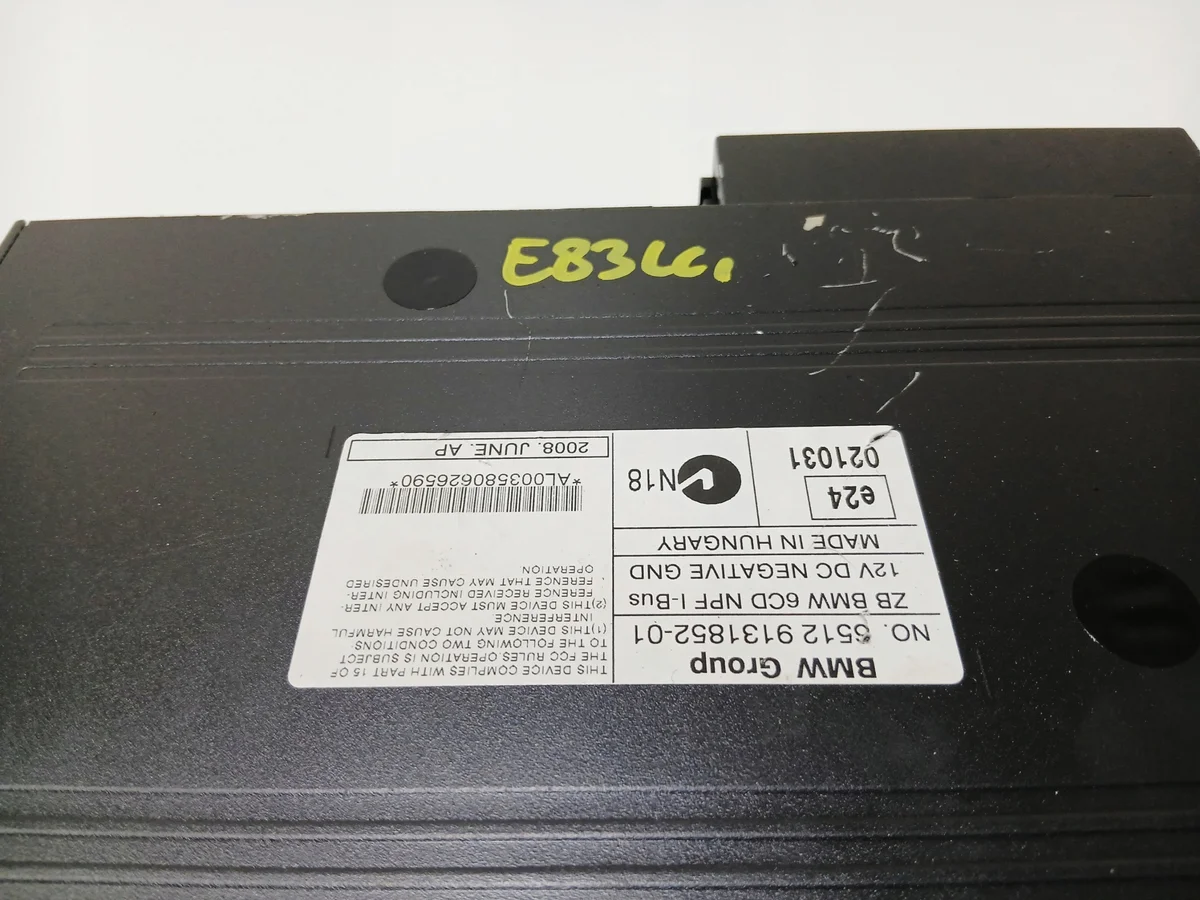 Used CD Changer BMW X3 E83 LCI OE 9131852 image 7