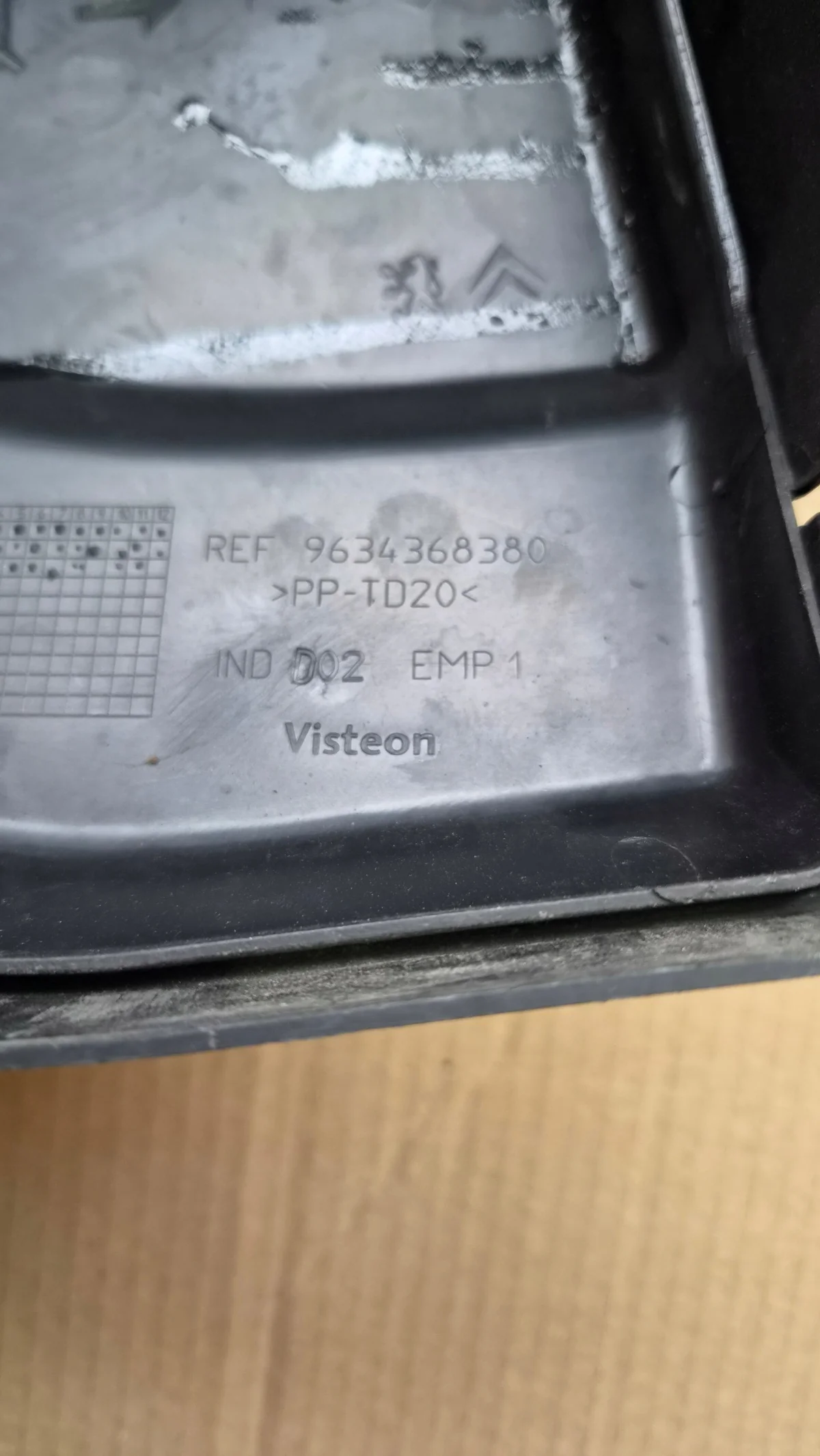 Deckel Sicherungskasten Peugeot 307 9634368380 image 3