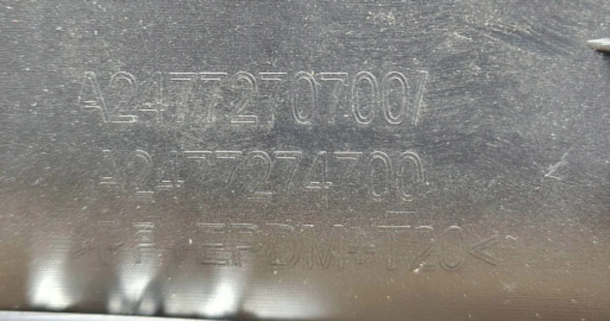 Zierleiste Tür Chrom Links Vorne Mercedes GLB image 5