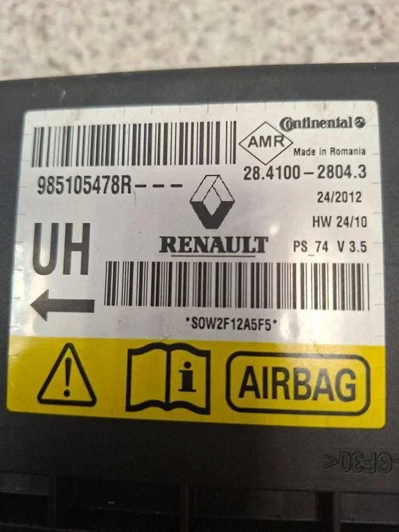 Airbag-moduuli Renault Megane III -käytetty image 3