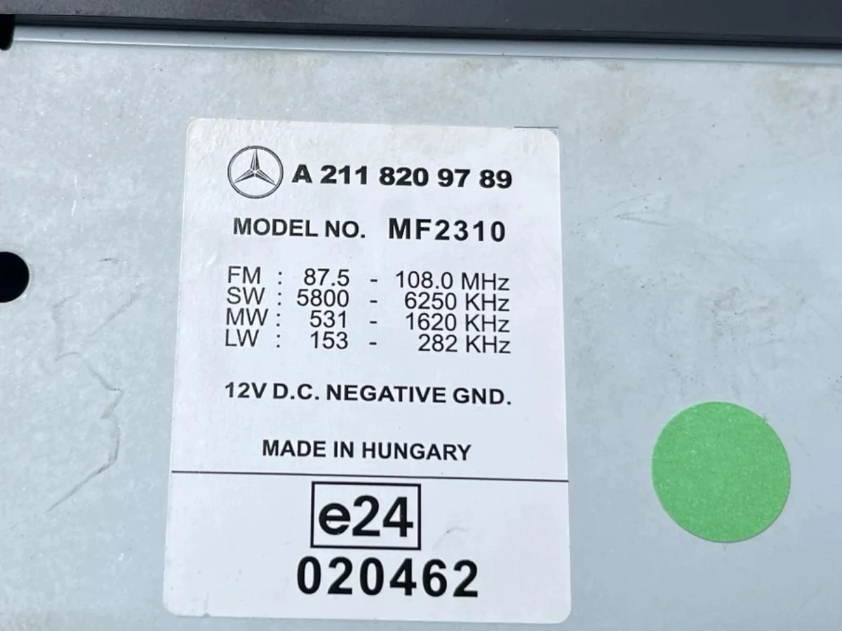 Autoradio Mercedes-Benz E W211 A2118209789 image 8