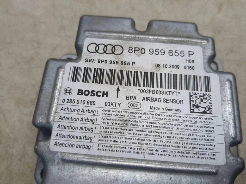 Modul Airbag Audi A3 Sportback 8PA 0285010680 image 3