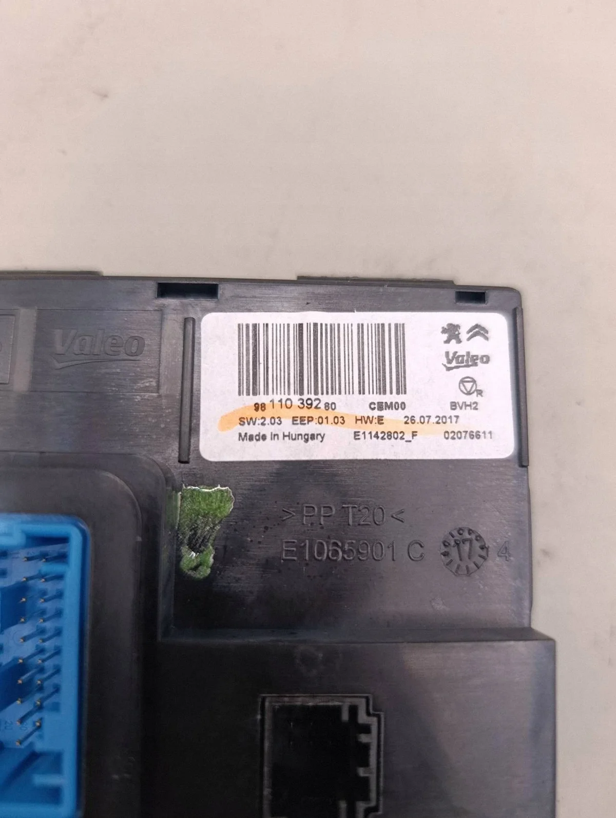 Peugeot 3008 II Klimaanlage Panel 9811039280 thumbnail 4