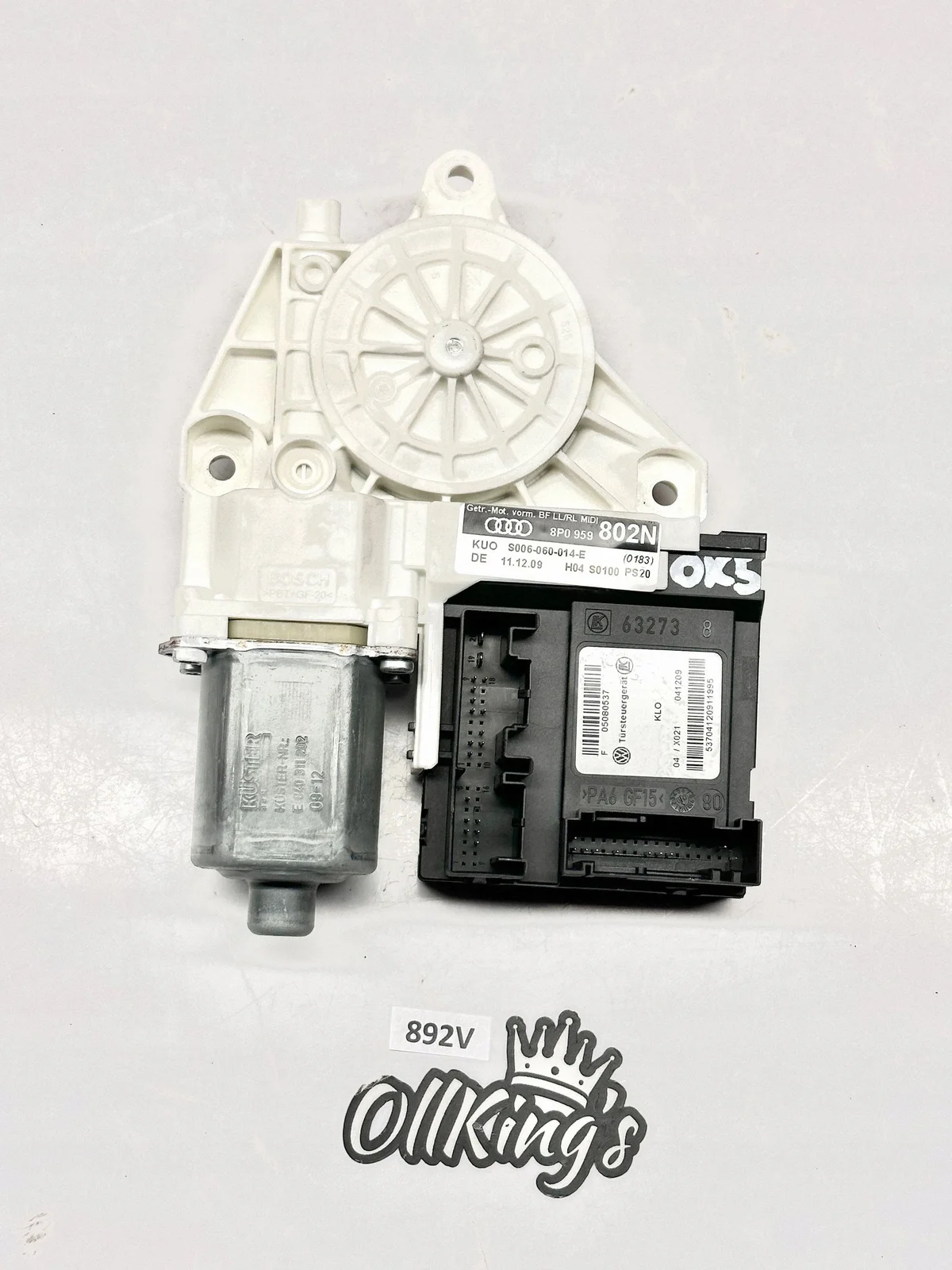 Audi A3 S3 8P lasinnostimen moduuli
