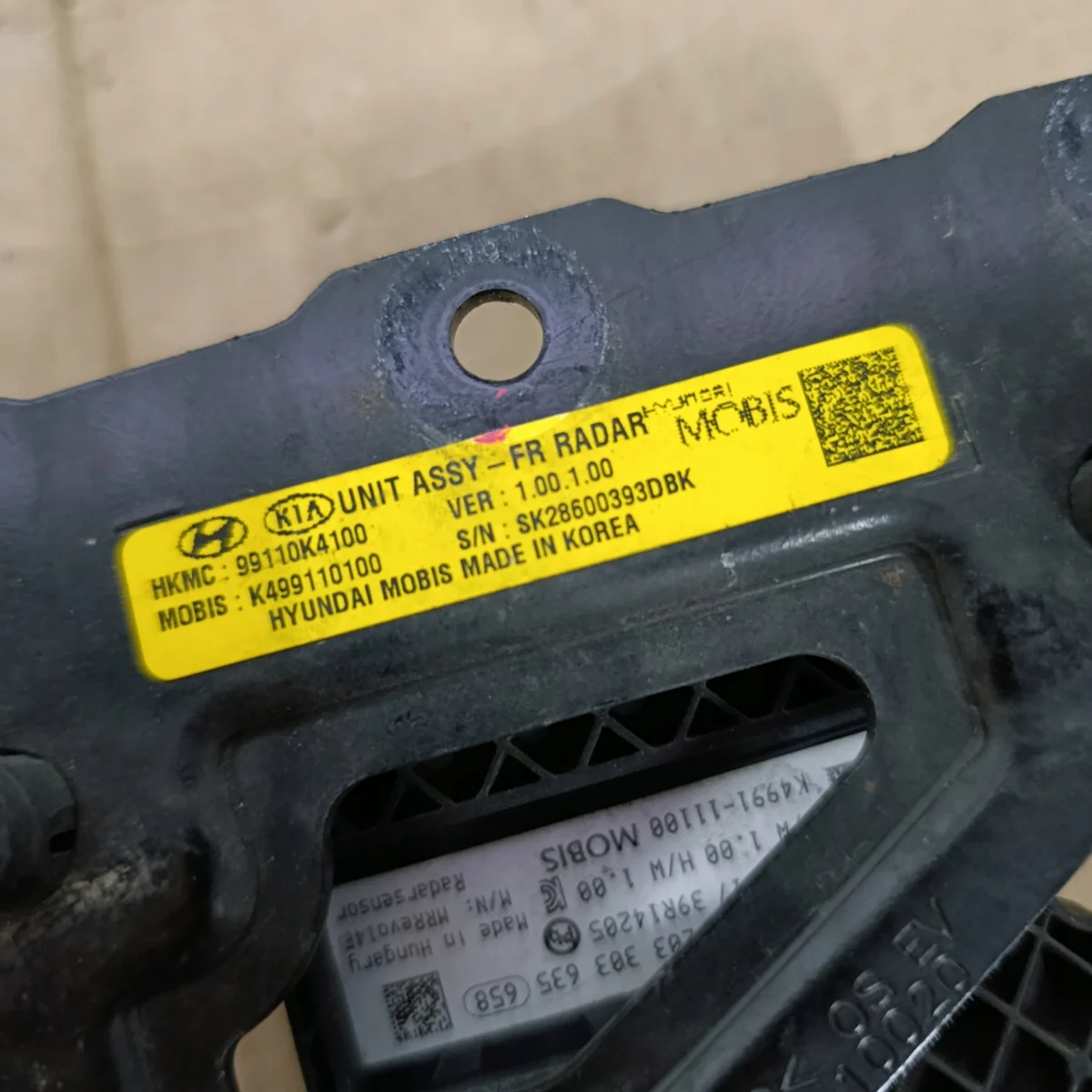 Capteur Radar ACC Hyundai Kona Niro 99110-K4100 image 6