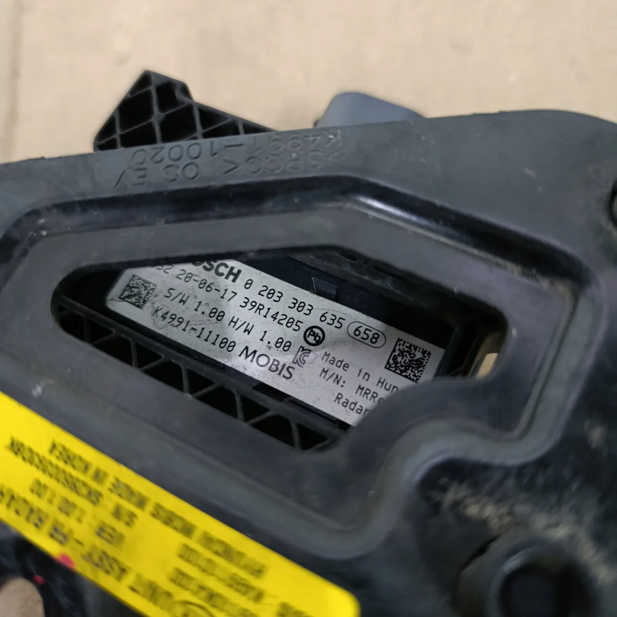 Capteur Radar ACC Hyundai Kona Niro 99110-K4100 image 7