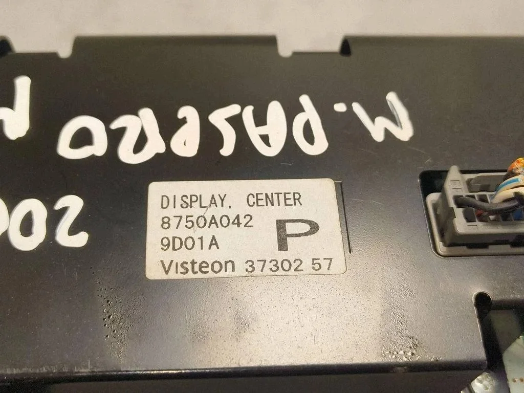 Navigationsdisplay MITSUBISHI PAJERO IV 3730257 image 4