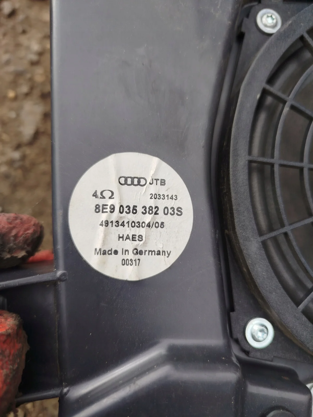 Subwoofer Audi A4 B6 8E9035382 image 5