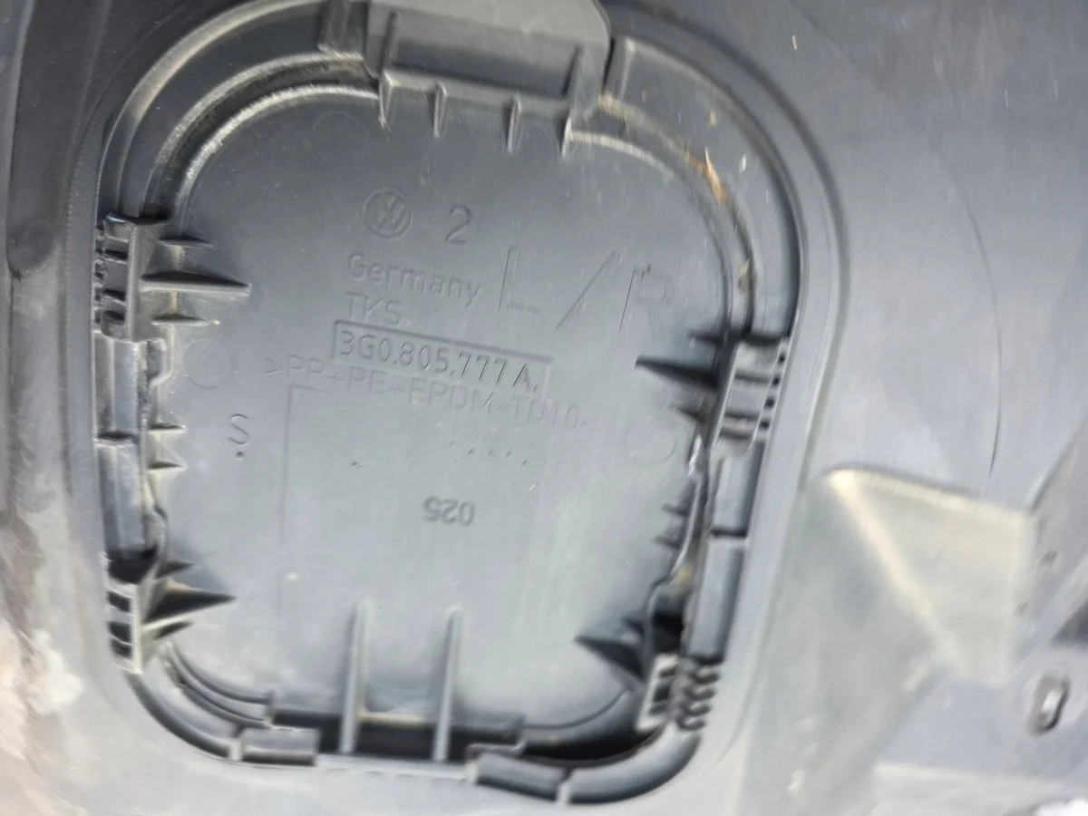 VW Passat B8 Front Fender Liner OEM 3G0805969D image 8