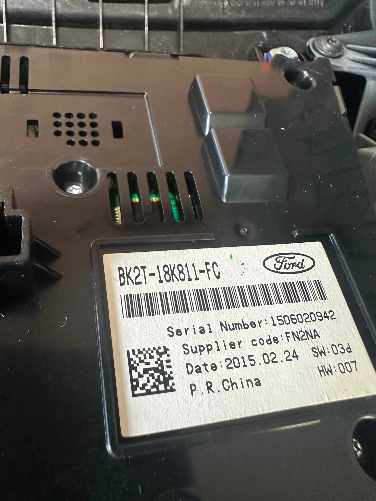 Ford BK2T-18K811-FC Radio Panel Tasten image 3