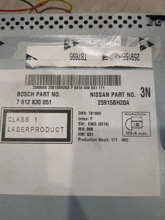 Nissan Note Navigation Maps CD/DVD 25915BR20A image 8