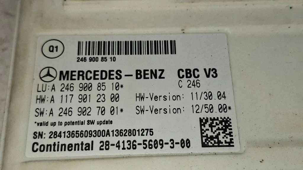 Module confort Mercedes-Benz CLA C117 A2469027001 image 3