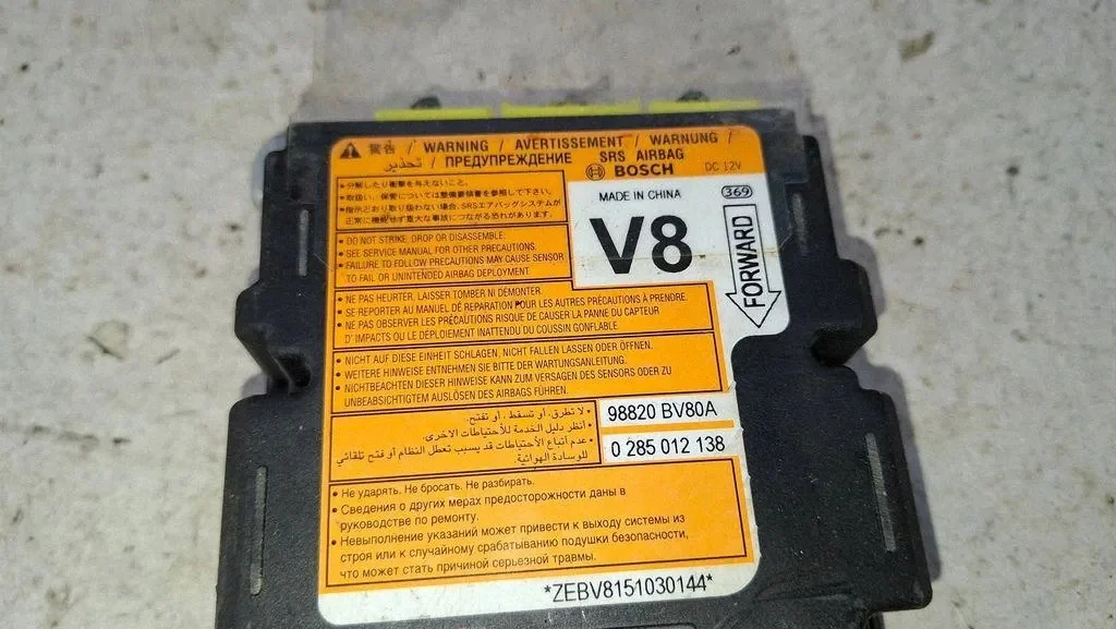 Módulo Airbag Nissan Juke F15 0285012138 image 3