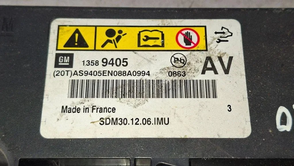 Airbag Modul Opel Adam AS9405EN088A0994 thumbnail 4