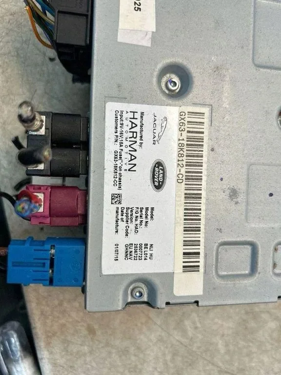 Jaguar XE Radio GPS Navigation GX63-18K812-CD image 7