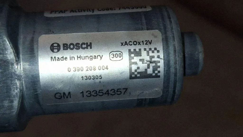 Motor Limpa Para-brisas Traseiro Opel Adam 130305 image 4