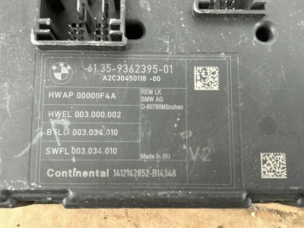 Module confort BMW 3 F30 9362395 image 3