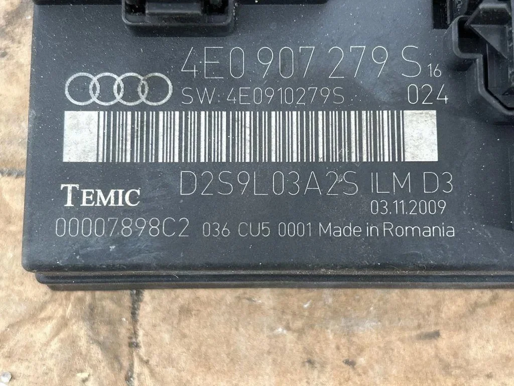 Ohjainlaite Audi 4E0910279S Käytetty image 3