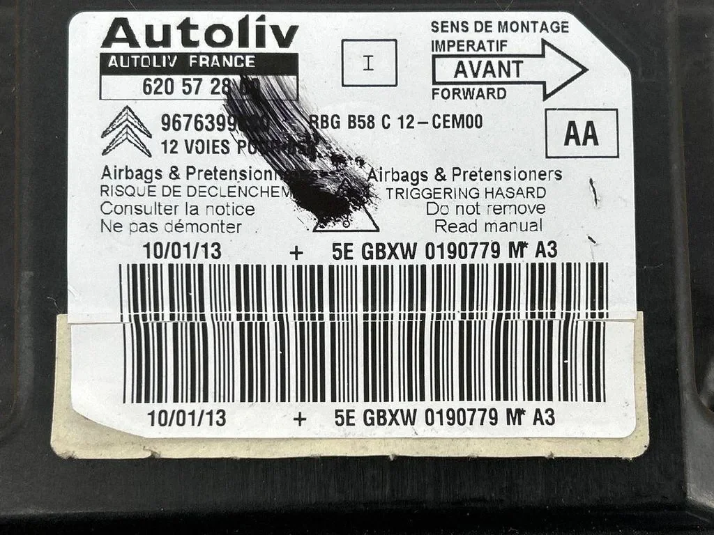 Airbag-Modul Citroën C4 Picasso I 9676399 image 4