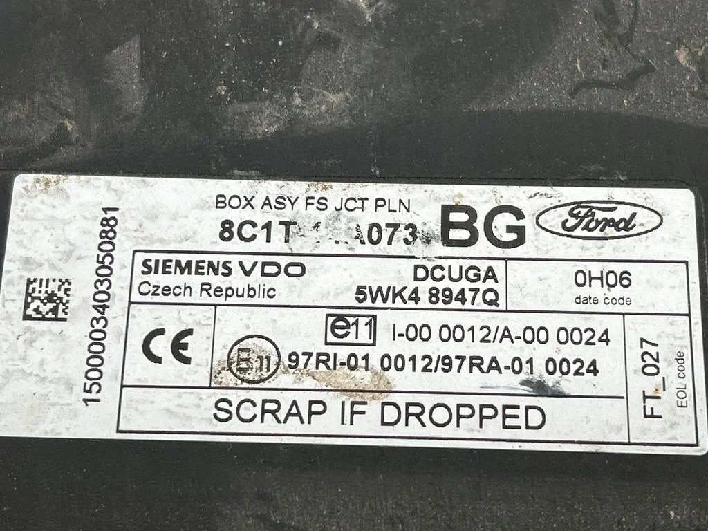 Module confort Opel Corsa D 8C1T1A073BG image 3