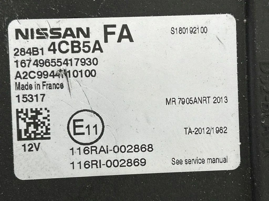 Komfortmodul Nissan Qashqai II (J11) 1.5L image 3