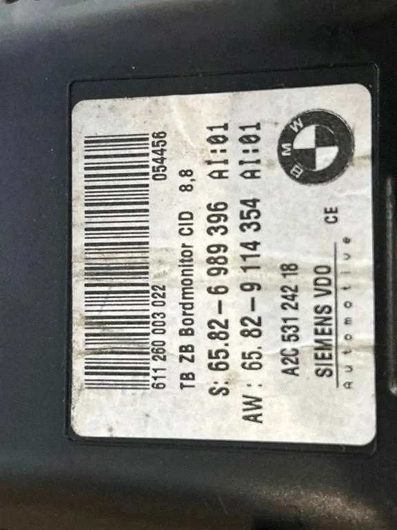 Schermo Navigazione BMW 5 E60 A2C53124218 image 4