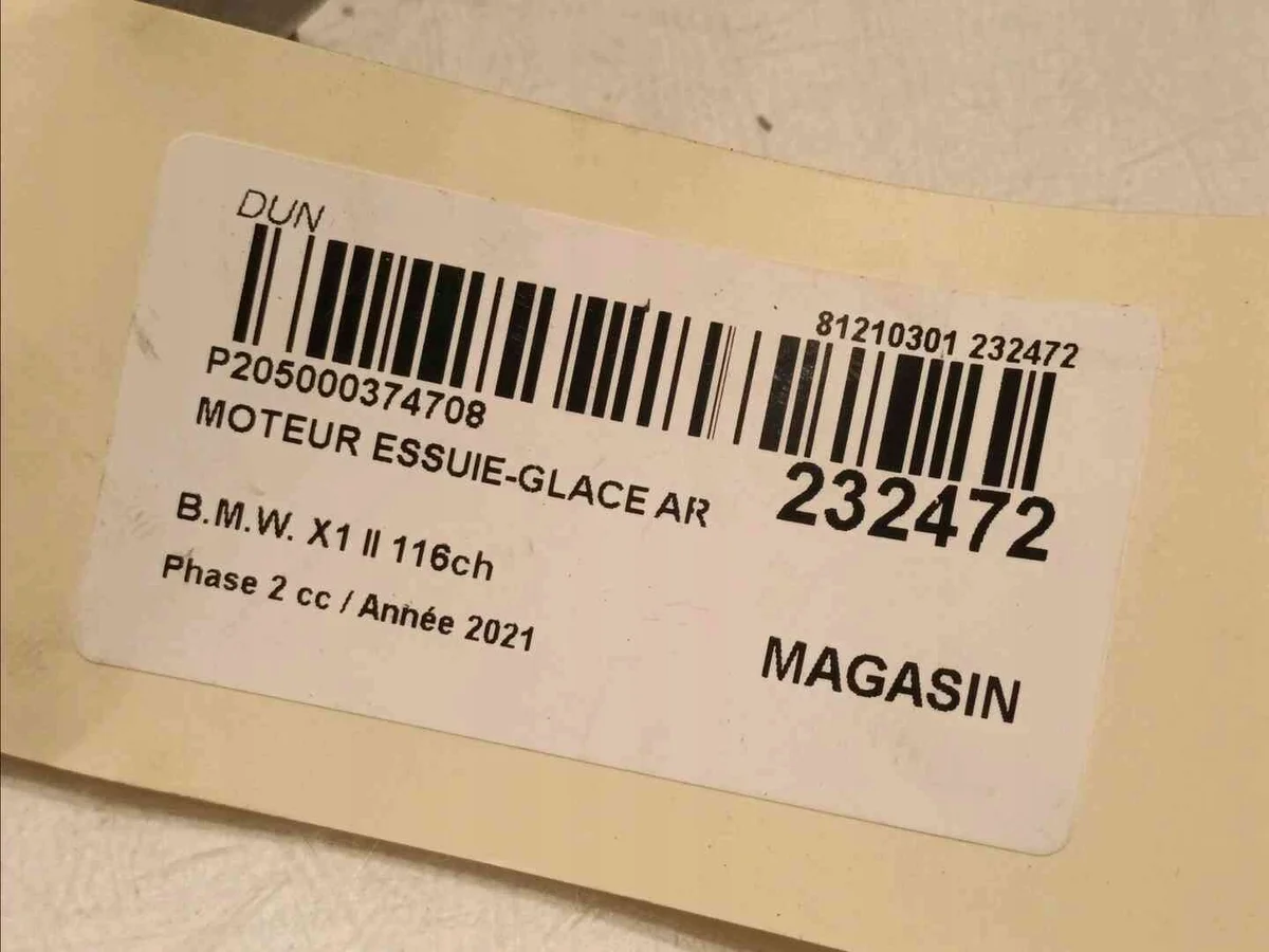 Wischer Motor Heckklappe BMW 2 Gran Tourer F46 image 4