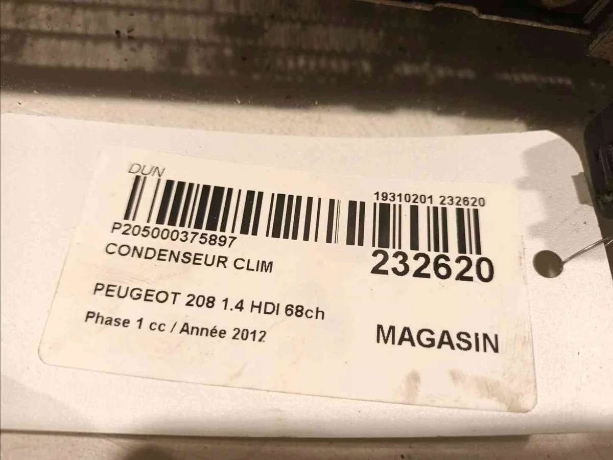 Klimaanlagenkondensator Peugeot 6455-JF image 7