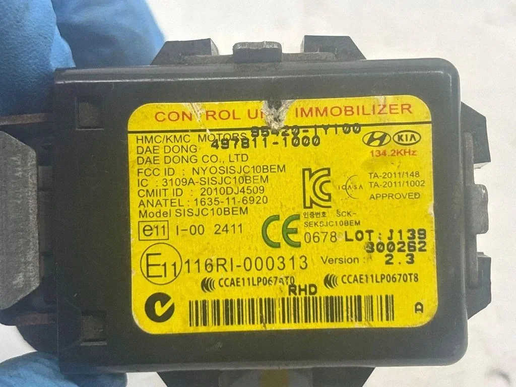Modulo Immobilizer Kia Rio III 116RI000313 image 3