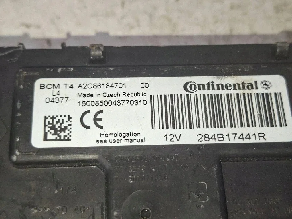 Komfortmodul Renault Clio IV 284B17441R image 3