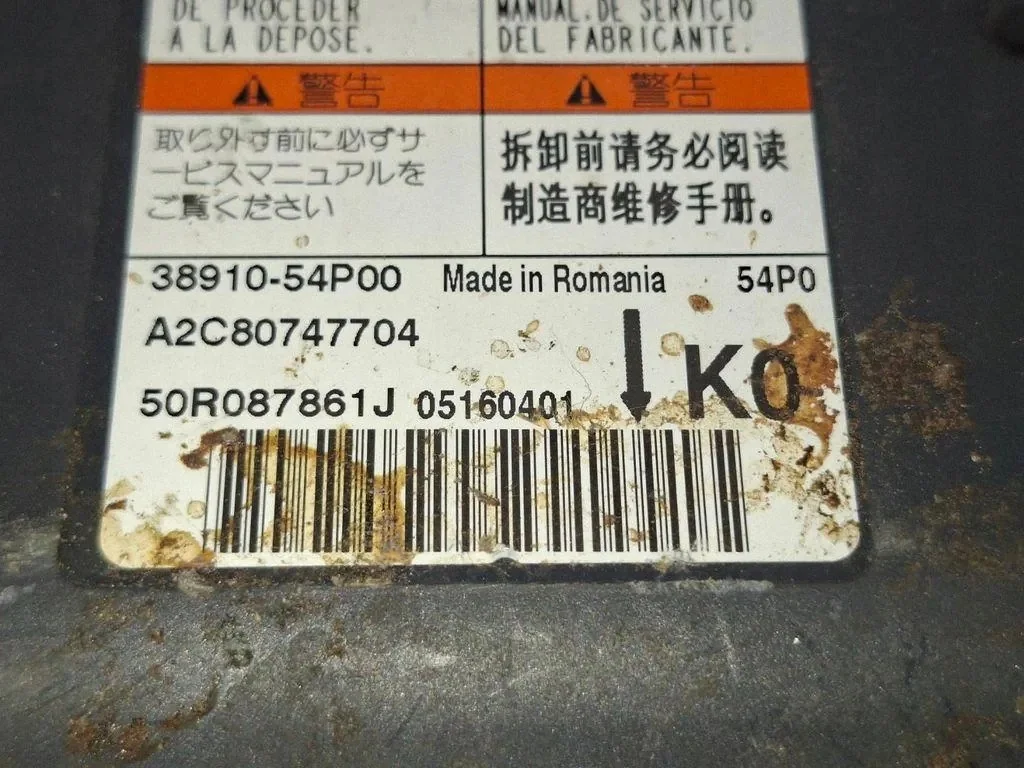 Modul Airbag Suzuki Vitara II III 38910-54P00 image 3