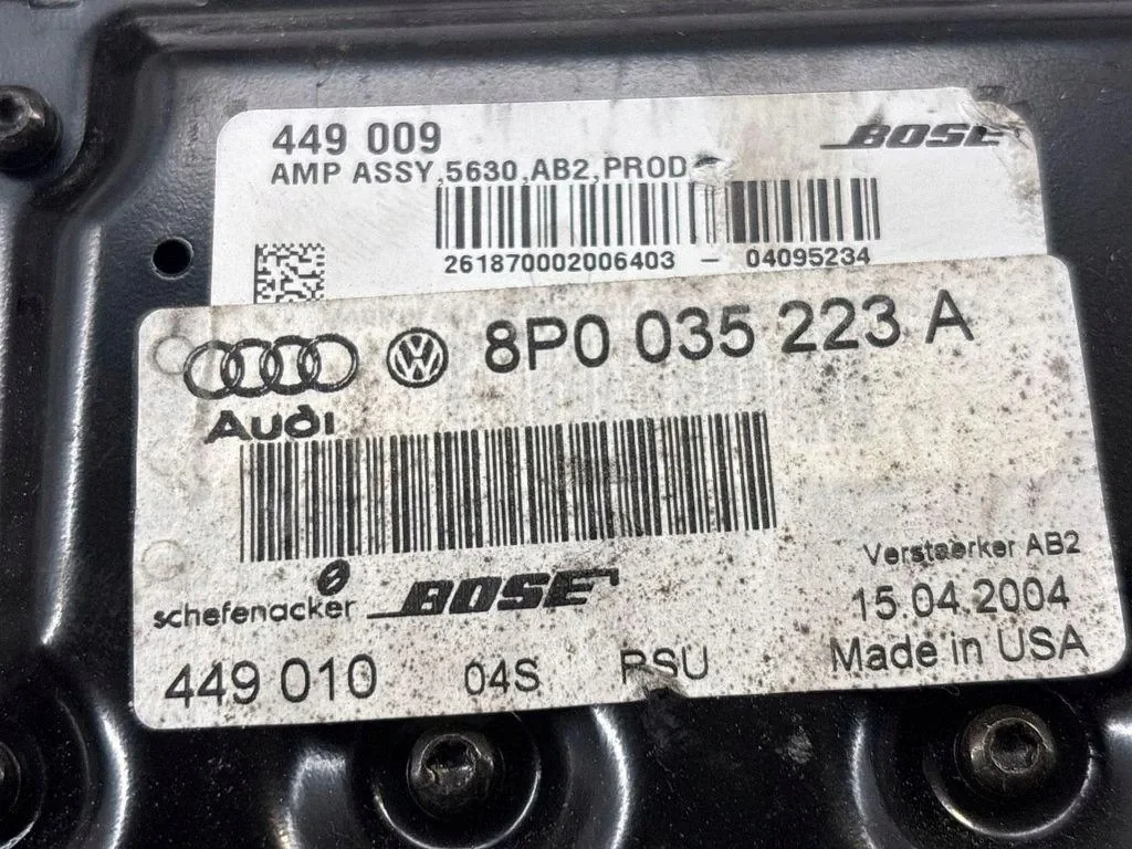 Amplificatore Audi OE 8P0035223A Usato image 5