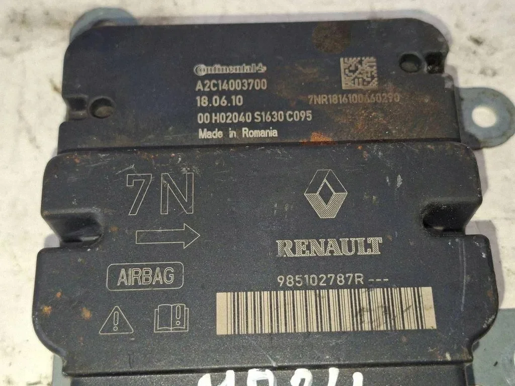Dacia Sandero II Airbag Steuergerät A2C14003700 image 3