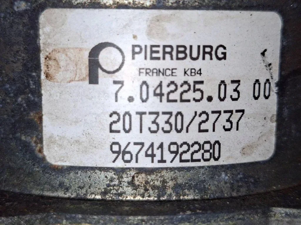 Citroen 9674192280 Vakuumpump Begagnad image 4