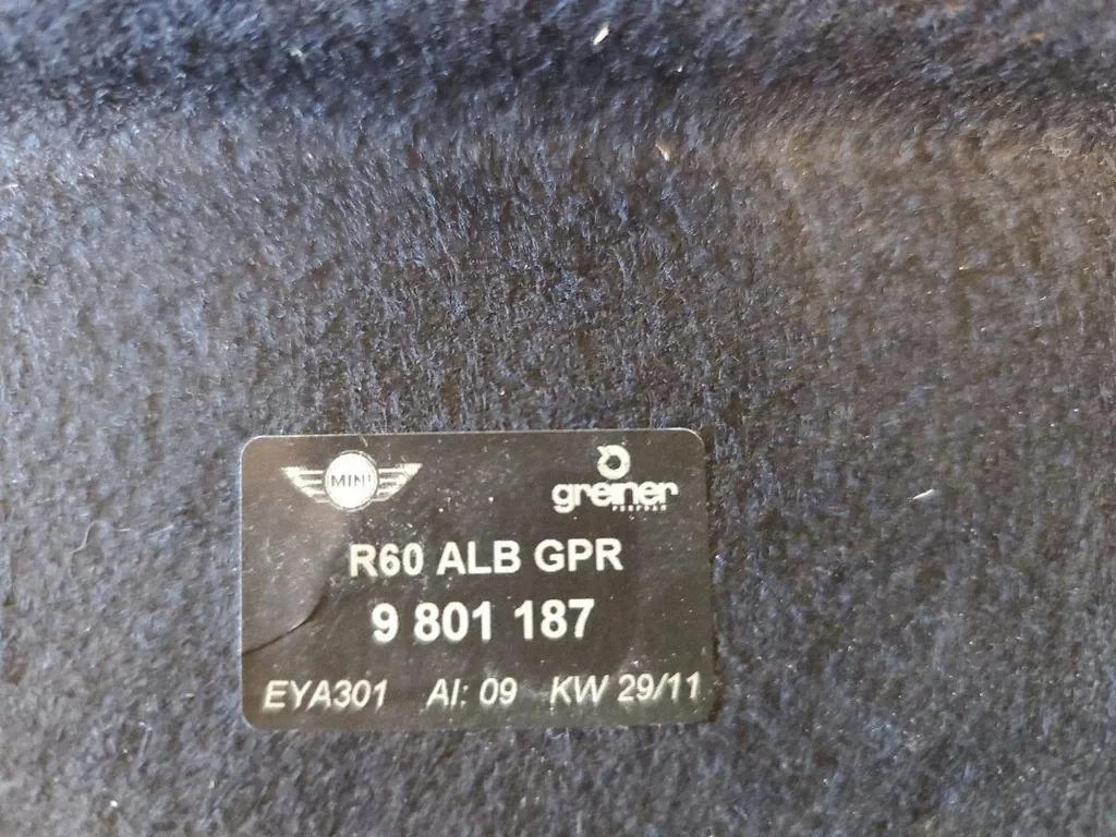 Mini Cooper Countryman R60 11r Tapa Maletero image 3