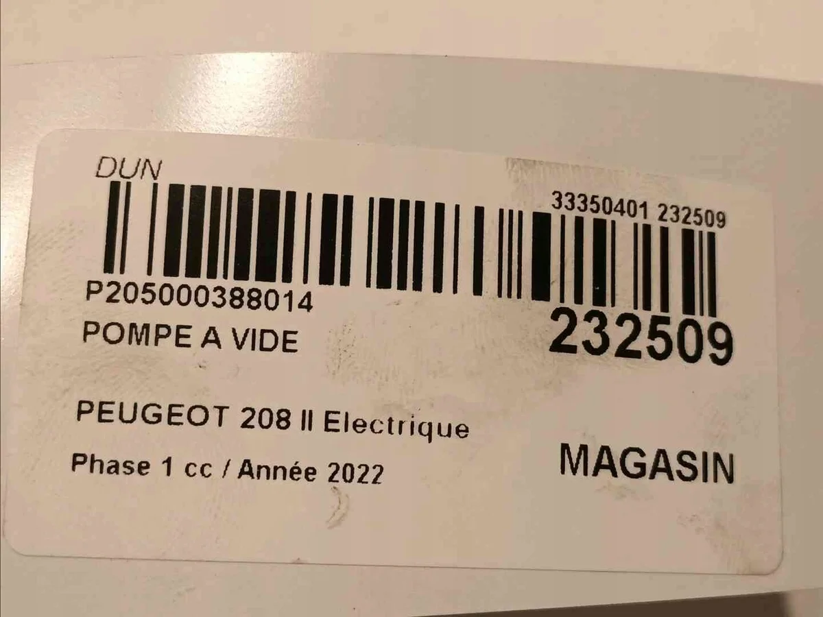 Vakuum Pumpe Peugeot Citroën Opel 9835028580 image 6