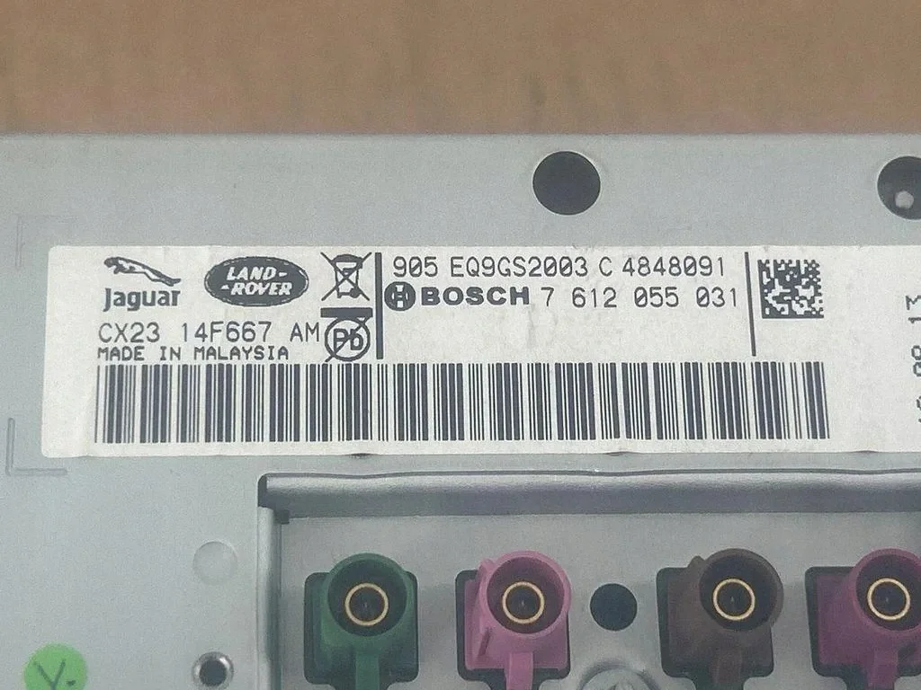 Pantalla Navegación Jaguar XF EQ9GS2003 Usado image 4