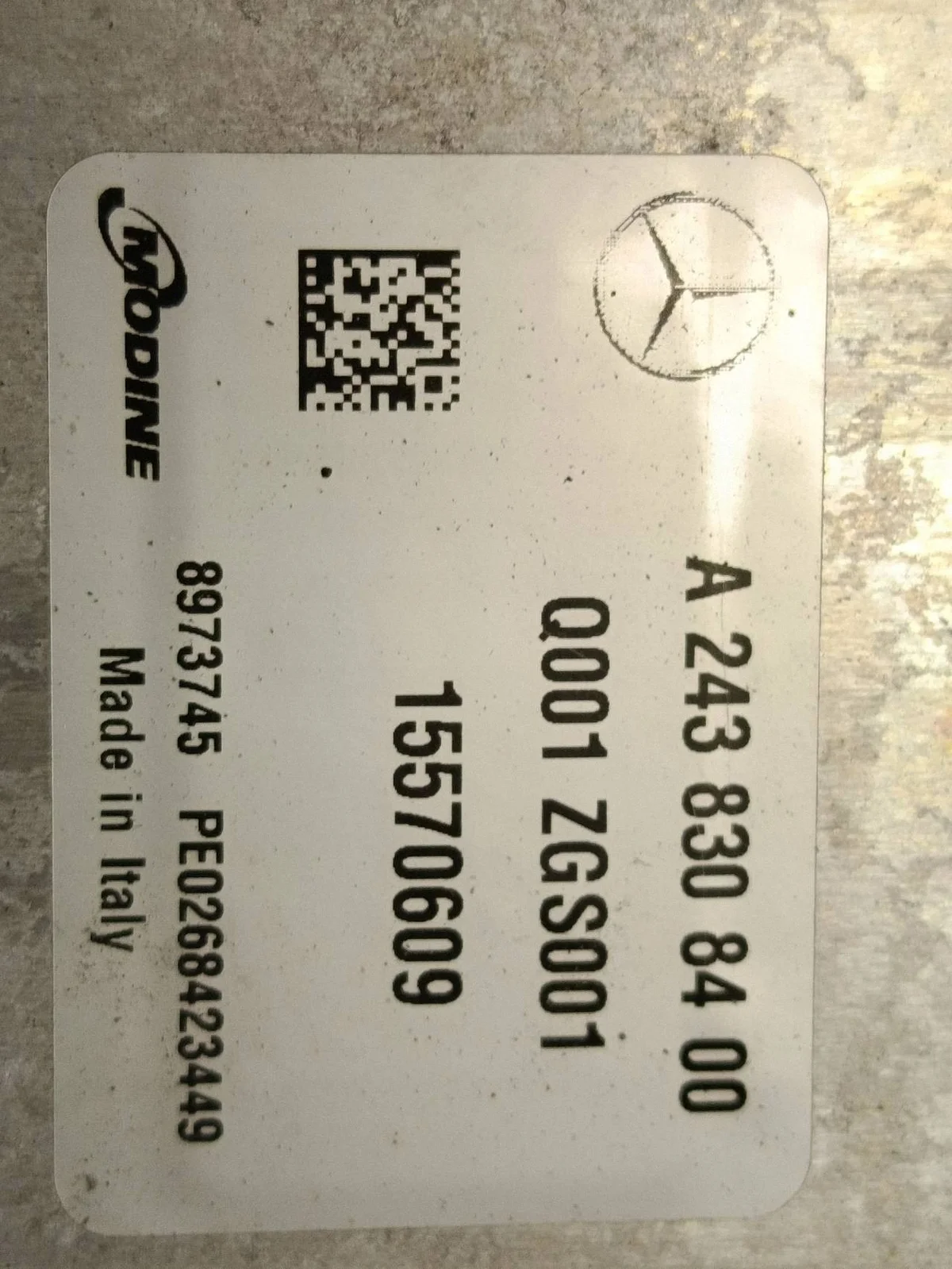 Mercedes-Benz EQB Klimatisiertrockner A2438308400 image 5