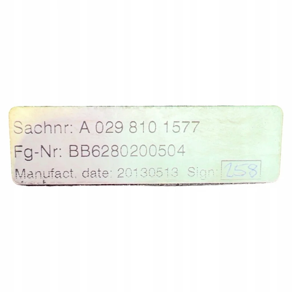 Bus Destination Sign Mercedes-Benz LED191603802
