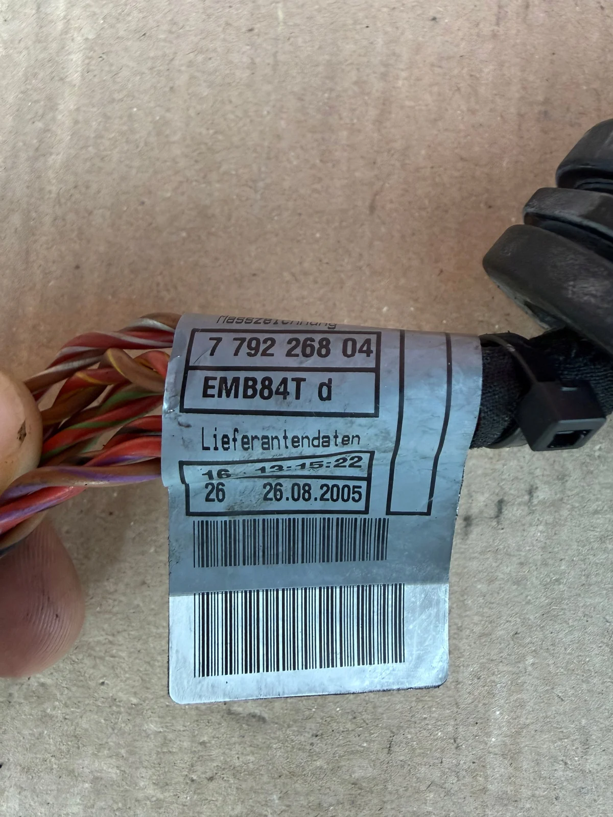 BMW 5 E60 E61 polttoaineruiskutusjohtosarja image 3