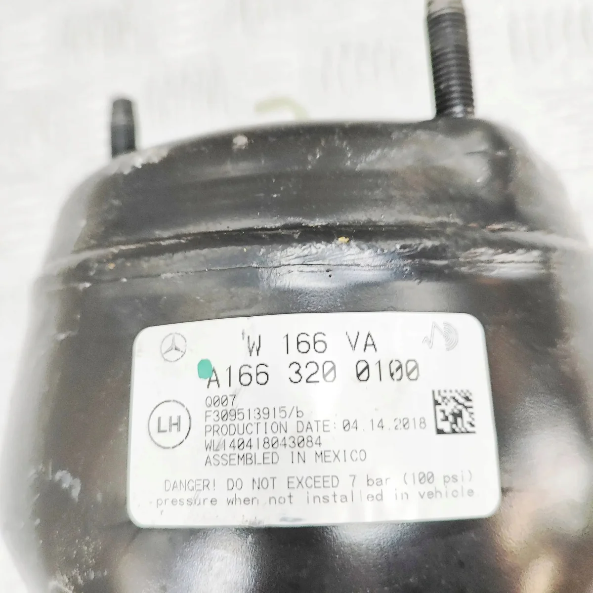 Luftfederbein vorne links Mercedes-Benz A1663234900 image 8