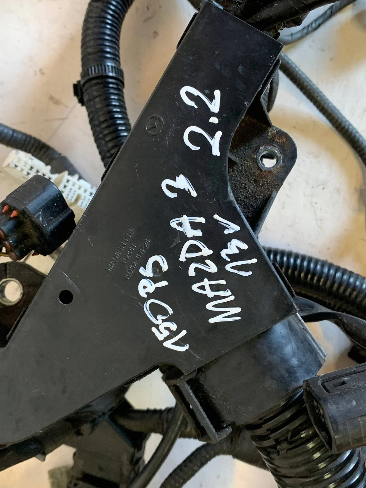 Mazda 3 III BM 2.2 Diesel Motor Kabelbaum image 8