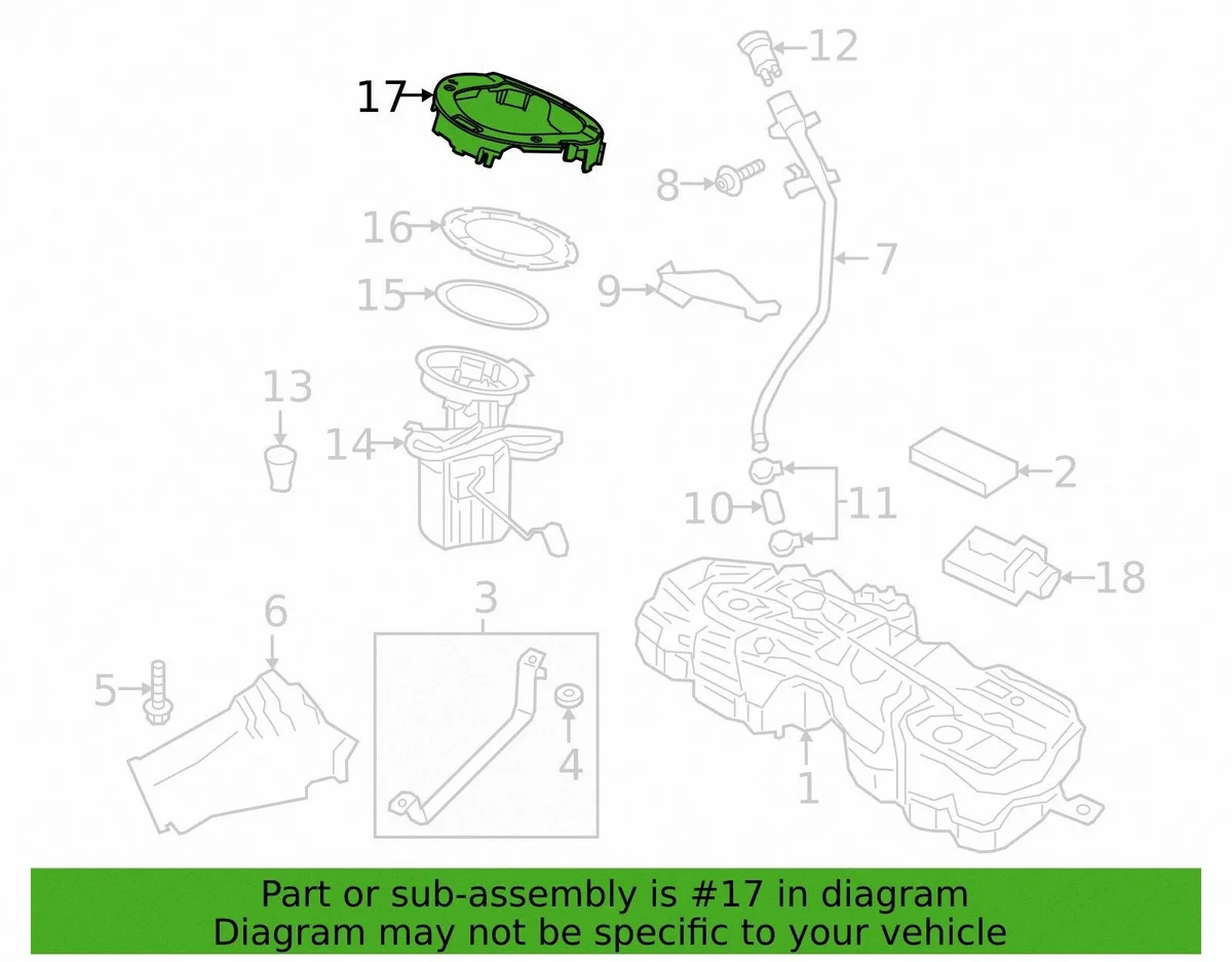 Volvo V60 Support Pompe Carburant 31669159 image 4