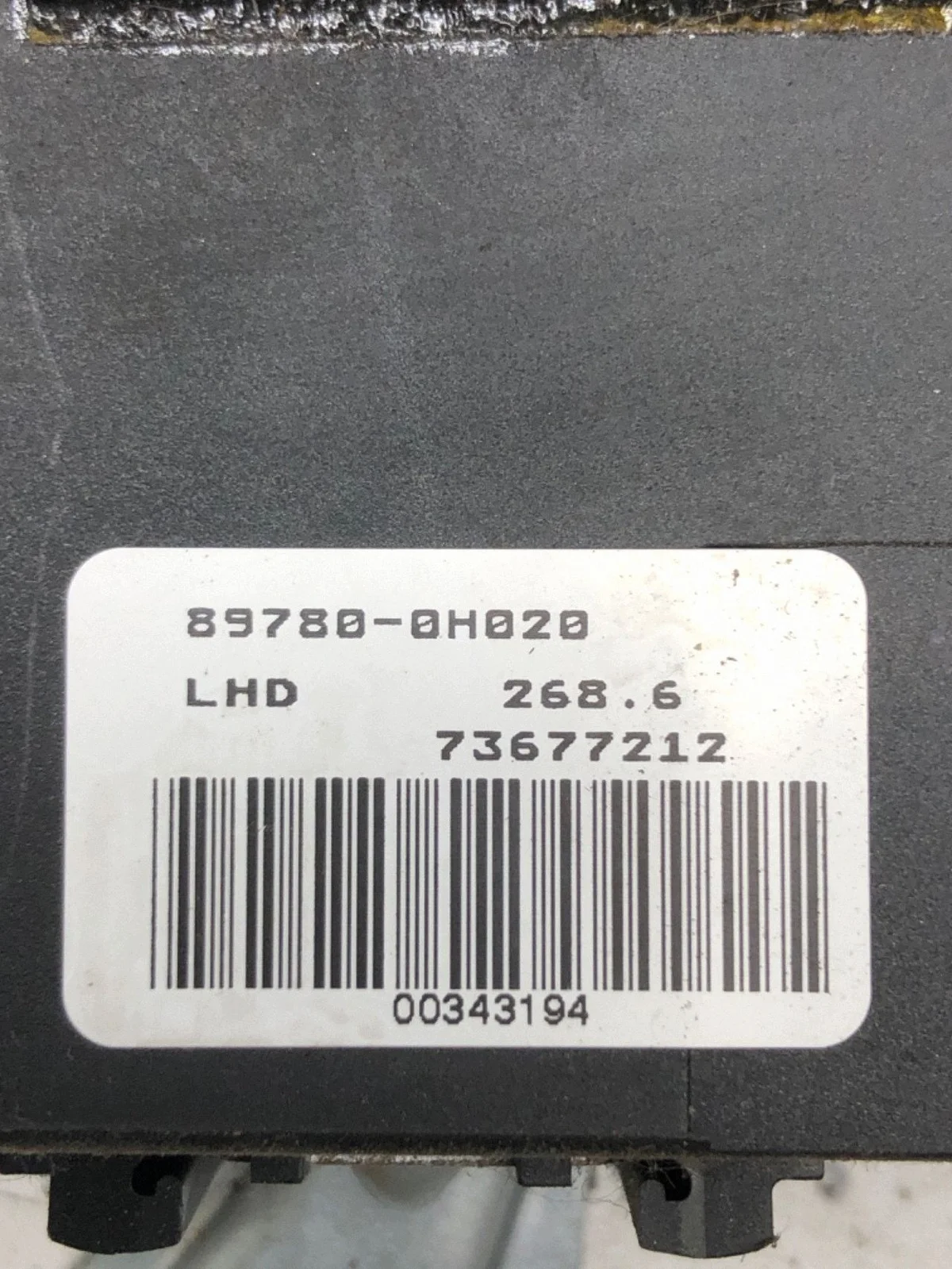 Toyota Aygo AB10 Immobiliser Module 897800H020 image 3