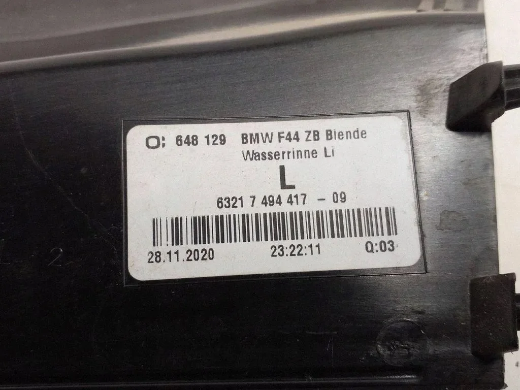 BMW F44 Bakre Lamp-ram 7494417 image 3