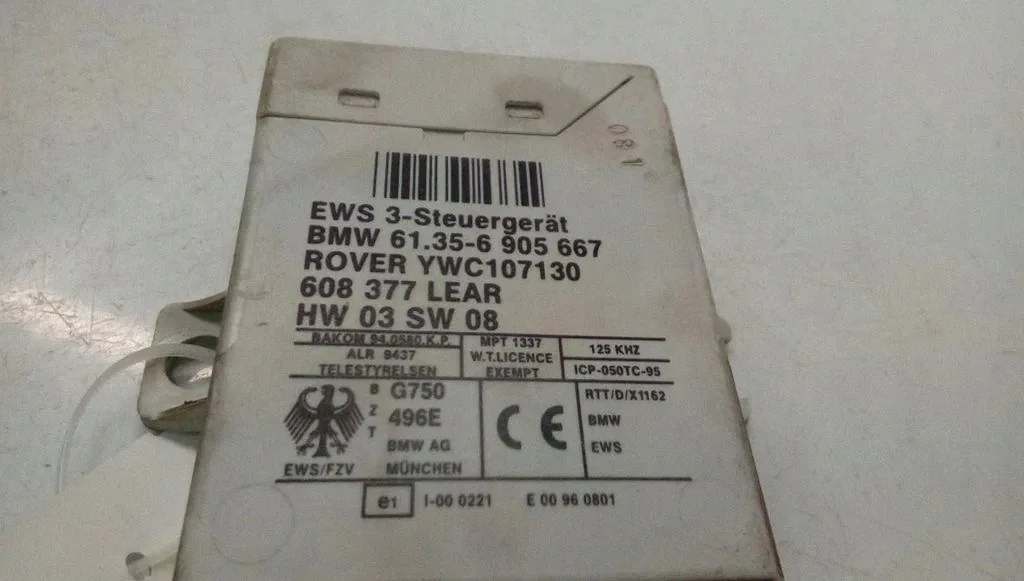 Immobilisaattorimoduuli BMW 3 E46 61356905667 image 4