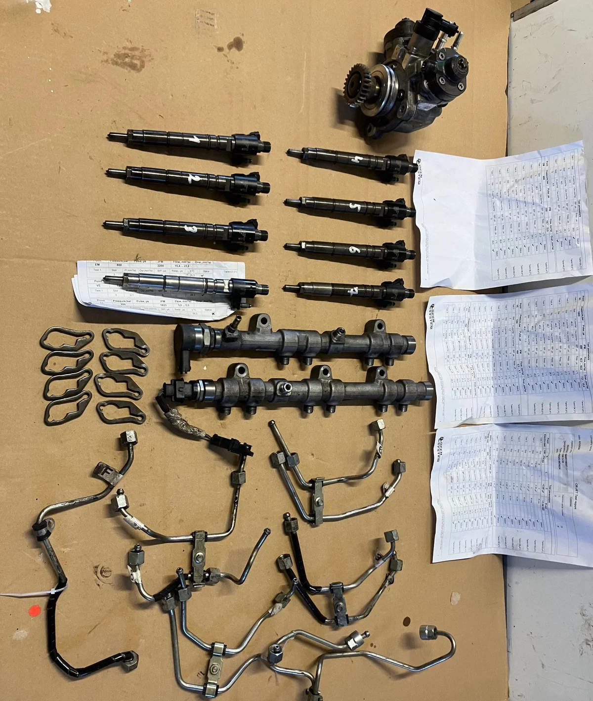 Land Rover L405 Injector Set 0445010627