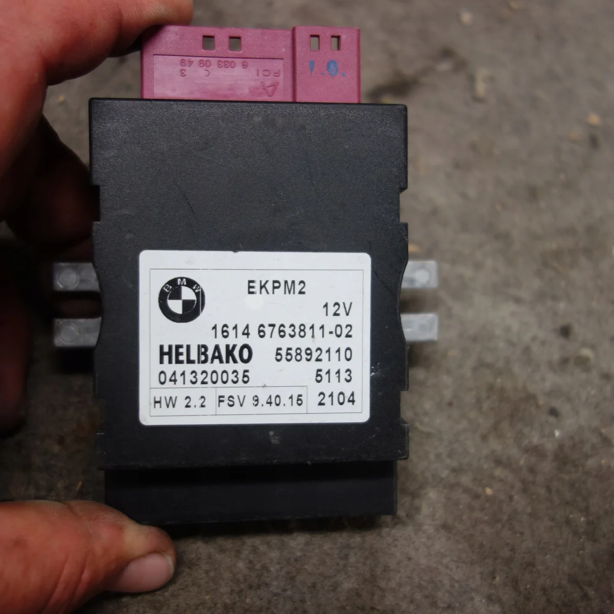 Unidade de Comando Bomba Combustível BMW 5 E60 1614676381102