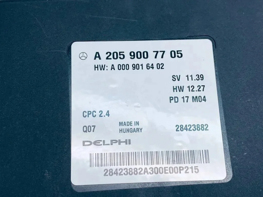 Ohjausyksikkö vaihteistolle Mercedes S-W222 A2059007705 image 5