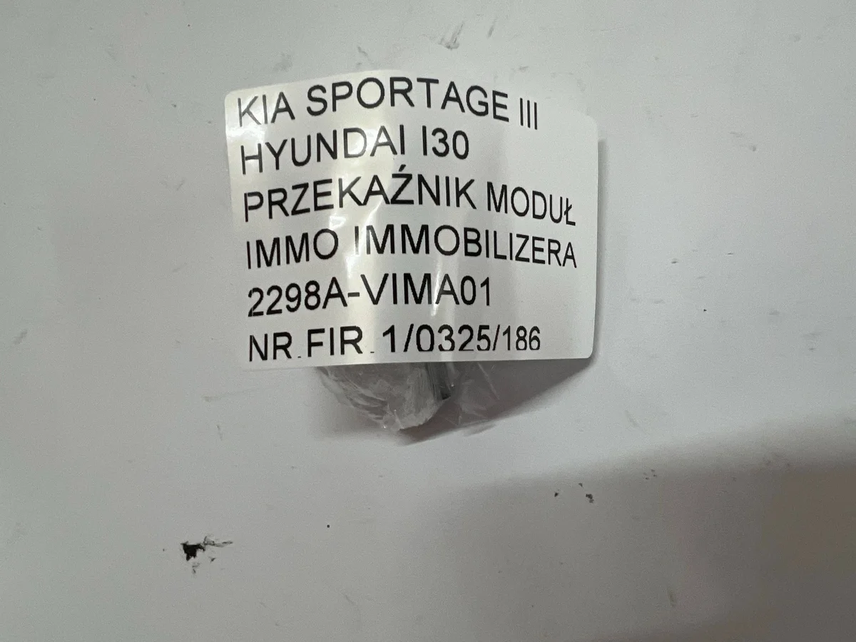 Ohjausyksikkö immobilisaattori Hyundai i30 2298AVIMA01 thumbnail 6